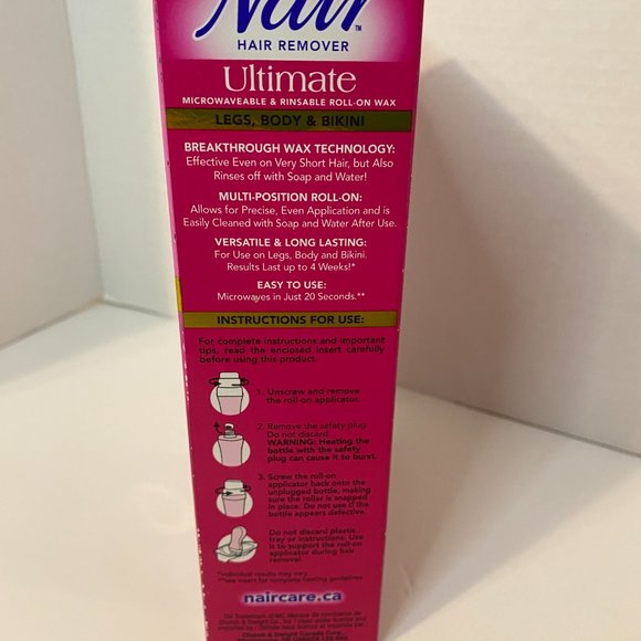 NEW Nair Ultimate Roll-On Wax Hair Remover - Picture 3 of 3